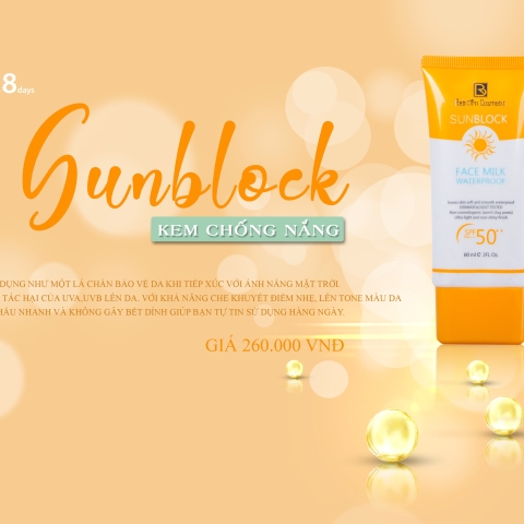 Kem chống nắng SunBlock Face Milk Waterpoof